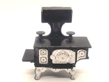 Load image into Gallery viewer, Dollhouse Miniature ~ 1:24 Scale, Metal Wood Burning Stove - Drawers Not Functional
