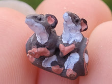 Load image into Gallery viewer, 2 Tiny Mice Made of Resin
