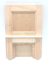 Load image into Gallery viewer, Dollhouse Miniature ~ 1:24 Scale, Un-Painted Wooden Mantle
