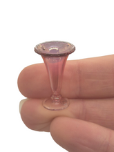Load image into Gallery viewer, Dark Pink Ombre Vase w/ Wavy Edged
