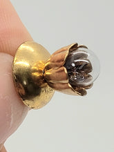 Load image into Gallery viewer, Dollhouse Miniature ~ Marie Tonner Flowery Golden Ceiling Light
