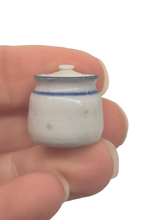 Load image into Gallery viewer, James Clark ‐ Handmade Pottery Jar Labeled 'Rice'
