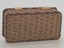 Load image into Gallery viewer, Al Chandronnait – Woven Picnic Basket with Fabric Closing Latch
