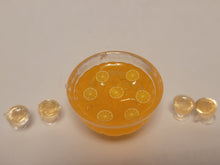 Load image into Gallery viewer, Orange Punch in Glass Bowl with 8 Glasses
