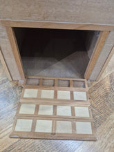 Load image into Gallery viewer, Handmade Wooden Garage with Bay Door &amp; Upstairs Loft
