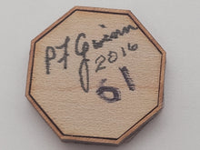 Load image into Gallery viewer, ¾&quot; Sailor&#39;s Valentine - Snail Shell &amp; Flower surrounded by Tellin Shells – by Pam Friend
