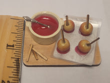 Load image into Gallery viewer, Candy Apples and Pot on Wooden Board

