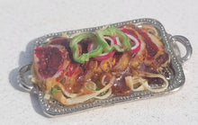 Load image into Gallery viewer, Meat Slices on Noodles with Pepper and Onion
