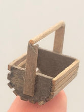 Load image into Gallery viewer, Dollhouse Miniature ~ 1:24 Scale, Wooden Clam Basket

