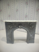 Load image into Gallery viewer, Faux Marble Fireplace Mantle - Signed Back
