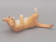 Load image into Gallery viewer, Resin Orange Tabby Cat in Playful Position
