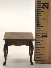 Load image into Gallery viewer, Dollhouse Miniature ~ 1:24 Scale, Vintage Wooden Side Table by S. Hoeltge - 1983
