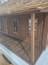 Load image into Gallery viewer, Handmade Pennsylvania Dutch Log Cabin w/ Detached Garage *Pre-Owned*
