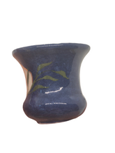 Load image into Gallery viewer, Ron Benson - Large Blue Handpainted Porcelain Vase
