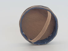 Load image into Gallery viewer, Al Chandronnait – Blue Woven Round Basket with Handle
