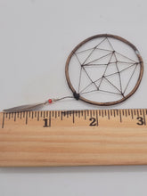 Load image into Gallery viewer, Dollhouse Miniature ~ 1:12 Scale, Homemade Dreamcatcher
