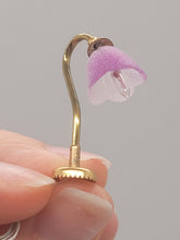 Load image into Gallery viewer, Dollhouse Miniature ~ Purple Flower Lamp
