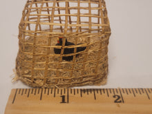 Load image into Gallery viewer, Black Hen in Bamboo Crate
