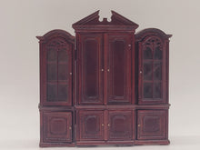 Load image into Gallery viewer, Dollhouse Miniature ~ Half Scale, Wooden Mahogany Cabinet by Bespaq
