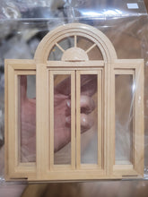 Load image into Gallery viewer, Dollhouse Miniature ~ Palladian Window with Side Windows by Houseworks

