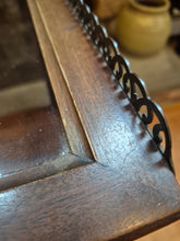 Load image into Gallery viewer, Cute Brown Glass Cabinet with Metal Accents
