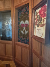 Load image into Gallery viewer, Furnished Handmade Roombox with Gorgeous Flooring and Stained Glass Windows
