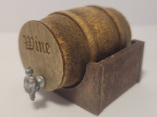 Load image into Gallery viewer, Wine Barrel and Wood Holder
