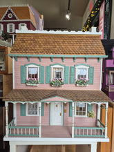 Load image into Gallery viewer, 6 Room Pink and Blue Dollhouse *Pre-Owned*
