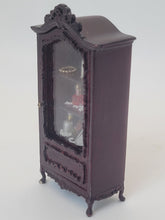 Load image into Gallery viewer, Mahogany Bespaq Decorated Curio Cabinet
