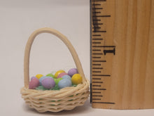 Load image into Gallery viewer, Easter Basket Filled with Colorful Eggs
