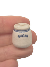 Load image into Gallery viewer, James Clark – Handmade Jar Labeled 'Sugar'
