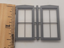 Load image into Gallery viewer, Dollhouse Miniature ~ ¼&quot; Scale, Grandt Line #3720 4-Pane Windows Plastic Detail Parts

