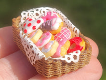 Load image into Gallery viewer, Valentine&#39;s Day Cookies in Basket with Lace
