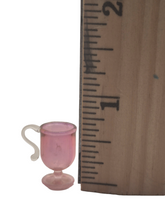 Load image into Gallery viewer, Glass Craft – Handblown Dark Pink Glass Mug w/ Handle
