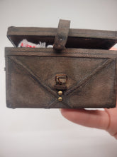 Load image into Gallery viewer, Dollhouse Miniature ~ 1:12 Scale, Leather Chest with Southwest Accessories Inside
