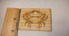 Load image into Gallery viewer, Crab Design – Wooden Cutout Sign
