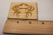 Load image into Gallery viewer, Crab Design – Wooden Cutout Sign
