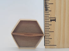 Load image into Gallery viewer, Al Chandronnait – Wooden Hexagon Tray with Divider Handle

