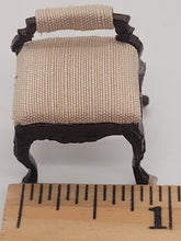 Load image into Gallery viewer, Mahogany Harp and Cream-Colored Stool
