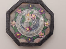 Load image into Gallery viewer, 1.75&quot; Sailor&#39;s Valentine – Floral-Themed with Tellin Shells – by Pam Friend
