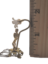 Load image into Gallery viewer, Metal Golden Man with Flower Lamp
