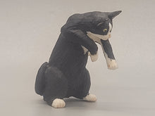 Load image into Gallery viewer, Resin Tuxedo Cat Playing
