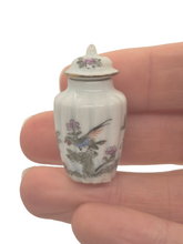 Load image into Gallery viewer, Bespaq Porcelain Urn or Vase with Flower Design and Lid
