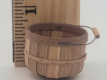 Load image into Gallery viewer, Al Chandronnait – Woven Wooden Bucket with Wire Handle
