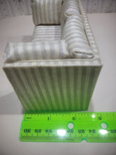 Load image into Gallery viewer, 4pc Striped Handmade Living Room Set w/ Couch, 2 Chairs, and Ottoman
