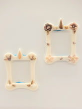 Load image into Gallery viewer, Dollhouse Miniature ~ 1:12 Scale, Seashell-Decorated Picture Frames 2pc Set
