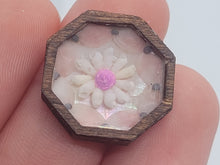 Load image into Gallery viewer, ¾&quot; Sailor&#39;s Valentine - Shells in Flower Shape with Pink Tellin Shells - by Pam Friend
