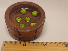 Load image into Gallery viewer, Wooden Barrels with Bobbing for Apples - Green
