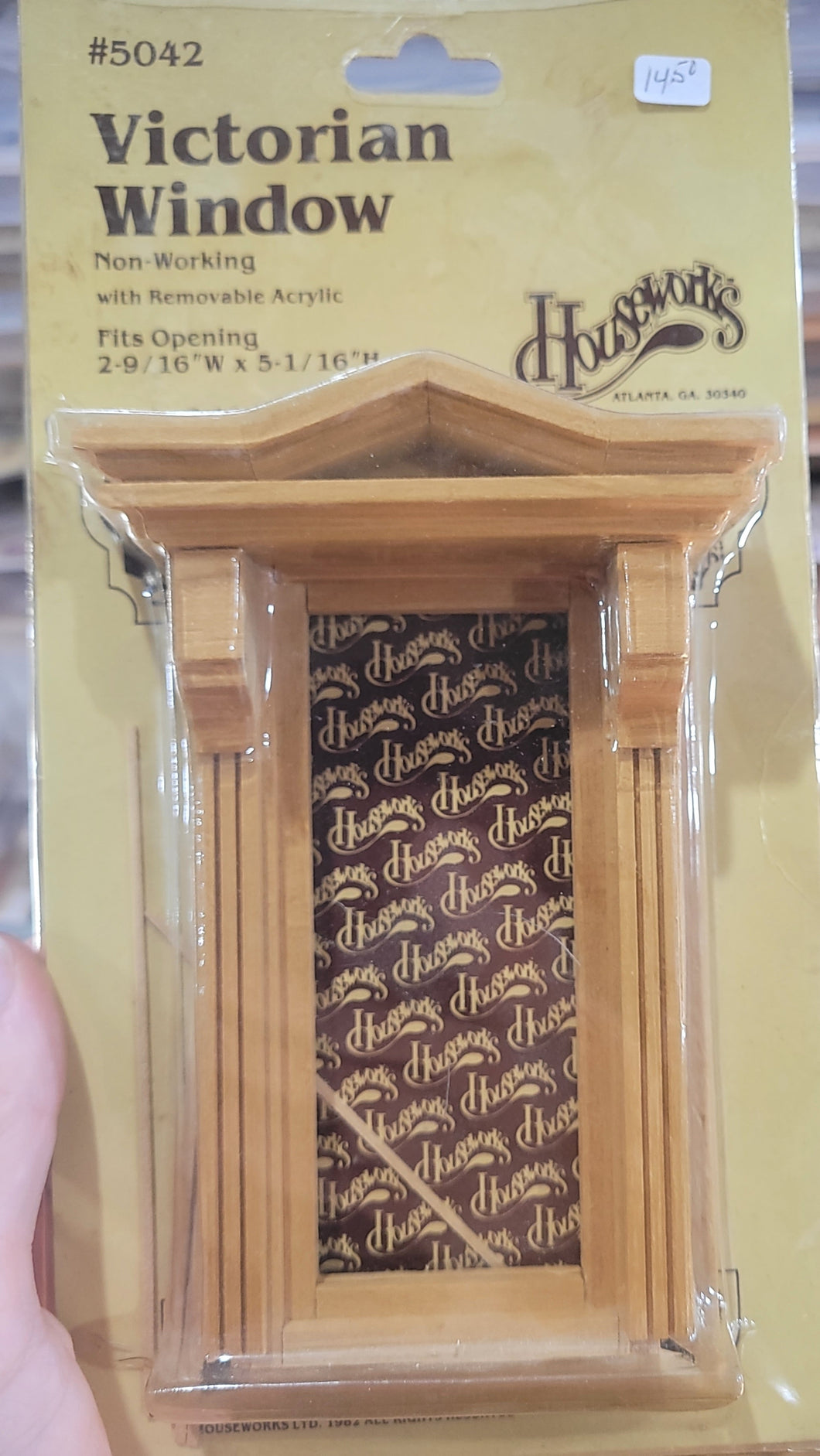 Dollhouse Miniature ~ 1:12 Scale, Victorian Window by Houseworks #5042