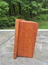 Load image into Gallery viewer, Wooden Rectangular Roombox with Hinged Opening and Wooden Inlay Detailing by Bill Haskell

